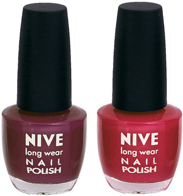 

Nive Colour Blast Nail Polish 1106201782 Purple,Pink(Pack of 2)