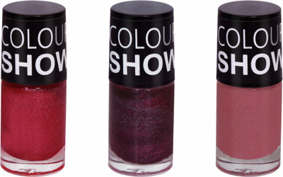 

Barrym Nail Polish Red, Grey, Green(Pack of 3)