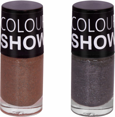 

Barrym Nail Polish Orange, Purple(Pack of 2)