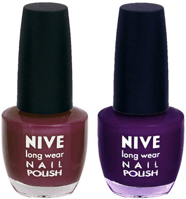 

Nive Colour Blast Nail Polish 1106201789 Purple(Pack of 2)