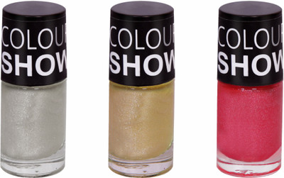 

Barrym Nail Polish Yellow, Gold, Grey(Pack of 3)