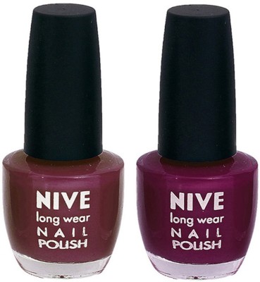 

Nive Colour Blast Nail Polish 1106201780 Purple(Pack of 2)