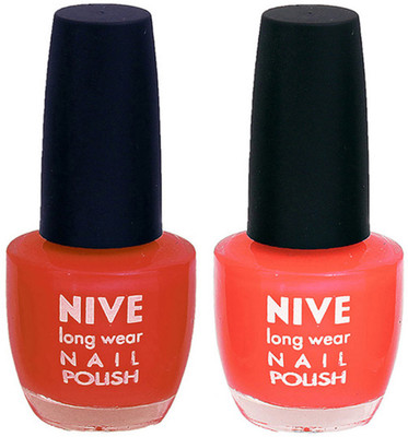 

Nive Colour Blast Nail Polish 1106201763 Brown,Orange(Pack of 2)