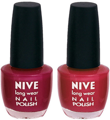 

Nive Colour Blast Nail Polish 1106201609 Pink(Pack of 2)