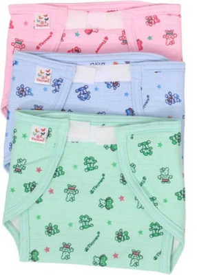 

Aayat Kids Smash Outside Cloth Inside Plastic Nappy, Multicolor