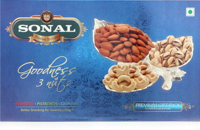 

Sonal Premium Assorted Nuts(600 g, Box)
