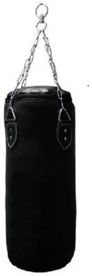 

HEALTH FIT INDIA 24 Inches Long, BLACK Color, Unfilled, Synthetic Leather with Chain Hanging Bag(2.0, 24 kg)