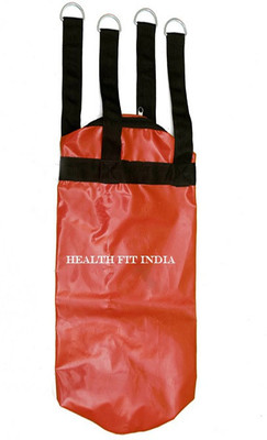 

HEALTH FIT INDIA 2.0 Feet Long, Synthetic Leather Material, Unfilled, Red Color with Long Strap Hanging Bag(2.0, 24 kg)