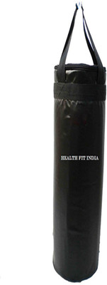 

HEALTH FIT INDIA 5.0 Feet Long, SRF Economic Material, Unfilled, Black Color with Long Strap Hanging Bag(Heavy, 60 kg)
