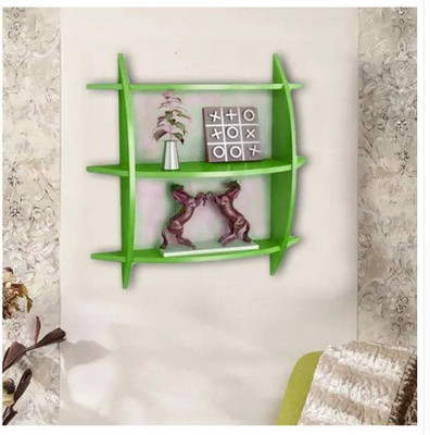 

A.S Wood MDF Wall Shelf(Number of Shelves - 3)