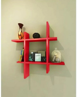 

A.S Wood MDF Wall Shelf(Number of Shelves - 6)