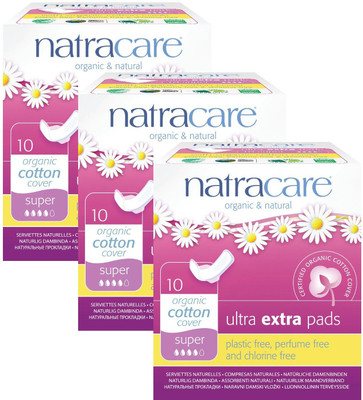 

Natracare Organic Cotton Ultra Extra Super Sanitary Pad(Pack of 30)