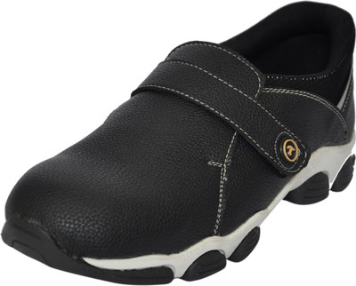 

Fashion Tree SAFETY SHOE WITH STEEL TOE CAP STRAP ON TIMBERWOOD Running Shoes For Men(Black, Silver