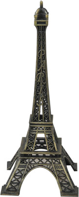 

JDK NOVELTY Eiffel Tower Decorative Showpiece - 23 cm(Iron, Multicolor)