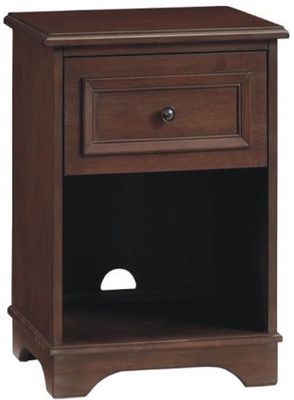 

WOOD CREATION Engineered Wood Bedside Table(Finish Color - Walnut)