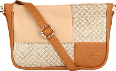 

Vdesi Women Casual Tan PU Sling Bag