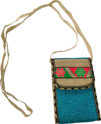 

GREAN Girls Casual Multicolor Jute, Cotton Sling Bag