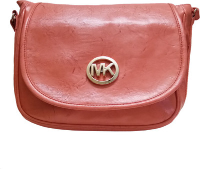 

Mangal Brothers Women Casual Gold, Pink PU Sling Bag