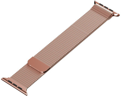 

HIGAR MILANESELOOPSTRAP-38MM-RG Smart Watch Strap(Yellow), Rose gold