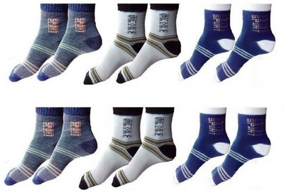 Ebiz Men Striped Ankle Length(Pack of 6)
