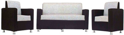 

Comfy Sofa Fabric 3 + 1 + 1 Black Grey Sofa Set