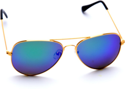 

Azmani Aviator Sunglasses(Blue)