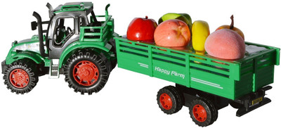 

SuperToy Tractor With Fruits Trolley Best Toy For Kids(Multicolor)