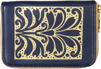 

Vdesi Women Blue Artificial Leather Wallet(4 Card Slots)