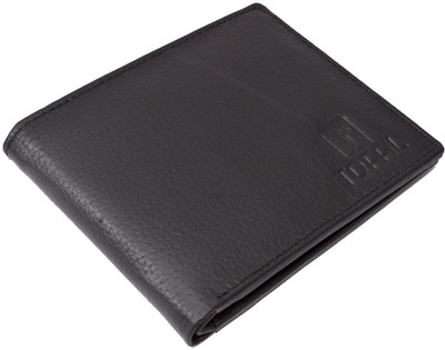 

TOFFIL Men Black Genuine Leather Wallet(8 Card Slots), Dark night black