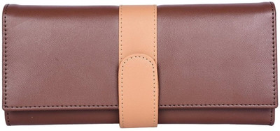 

Fitson Girls Brown Artificial Leather Wrist Wallet(5 Card Slots)