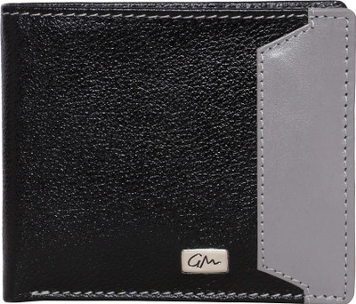 

Gentleman Boys Black, Grey Genuine Leather Wallet(3 Card Slots)