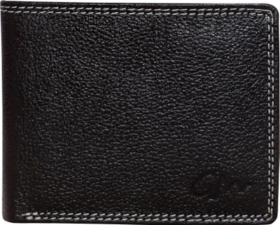 

Gentleman Men Black Genuine Leather Wallet(5 Card Slots)