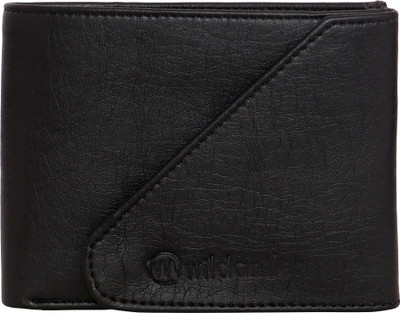 

Wildantler Boys Black Artificial Leather Wallet(5 Card Slots)