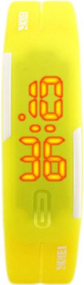 

LEBENSZEIT LED RUBBER MAGNET YELLOW Watch - For Boys & Girls