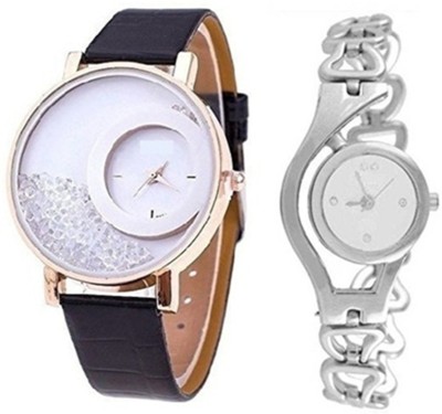 Om Designer Round Shaped White Dial Watch  - For Women   Watches  (Om Designer)