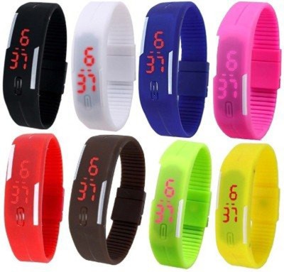 Zest4Kids Adjustable Band - SCRATCH-LESS Display Jelly Slim Silicone Sports Led Smart Band Watch Watch  - For Men   Watches  (Zest4Kids)