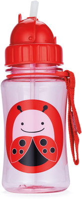 

Skip Hop Zoo Straw Bottle, Holds 12 oz, Livie Ladybug - 350 ml(Multicolor)