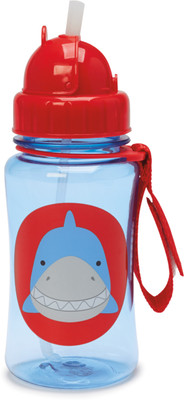 

Skip Hop Zoo Straw Bottle, Holds 12 oz, Snazzy Shark - 350 ml(Multicolor)