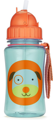 

Skip Hop Zoo Straw Bottle, Holds 12 oz, Darby Dog - 350 ml(Multicolor)