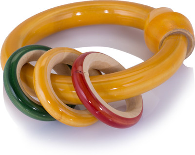 

Livecrafts Ring Teether Rattle(Multicolor)