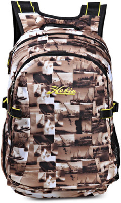 

HOBIE COOL 40 L Laptop Backpack(Brown), Multicolour