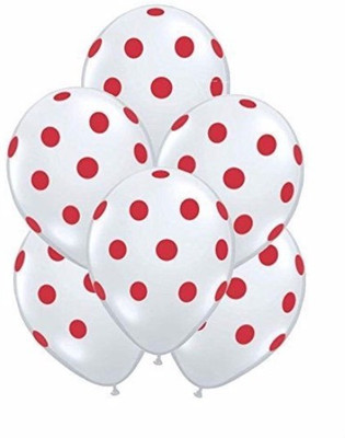 EVA Printed EVA0013 Balloon(White, Pack of 30)