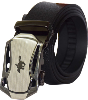

Edifier Men Casual, Evening, Formal, Party Black Genuine Leather Belt, Black_01