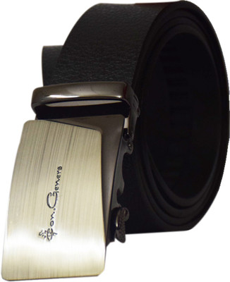 

Edifier Men Casual, Evening, Formal, Party Black Genuine Leather Belt, Black_05