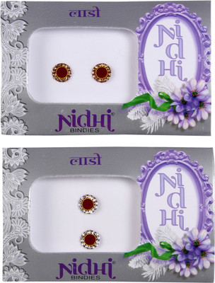 

NIDHI bindi37 Forehead Multicolor Bindis(Morden Bindi)