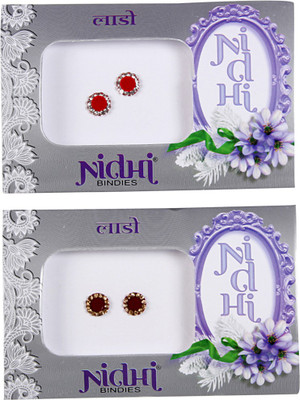 

NIDHI bindi47 Forehead Multicolor Bindis(Morden Bindi)