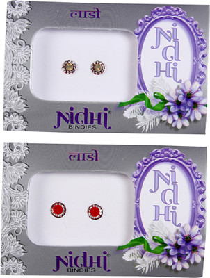 

NIDHI bindi35 Forehead Multicolor Bindis(Morden Bindi)