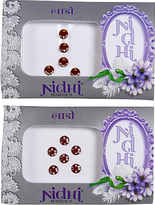 

NIDHI bindi29 Forehead Multicolor Bindis(Morden Bindi)