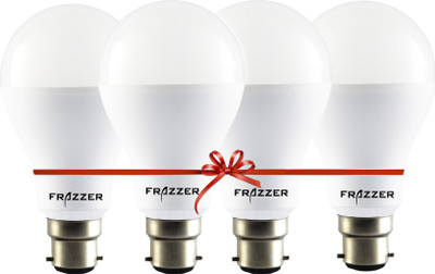 

Frazzer 9 W Round B22 LED Bulb(White, Pack of 4)