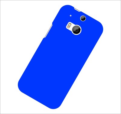CASE CREATION Back Cover for M8 Eye, HTC One M8 Rubberised Matte Finish Frosted Hard Case Back Cover Guard Protection(Blue, Dual Protection, Pack of: 1)